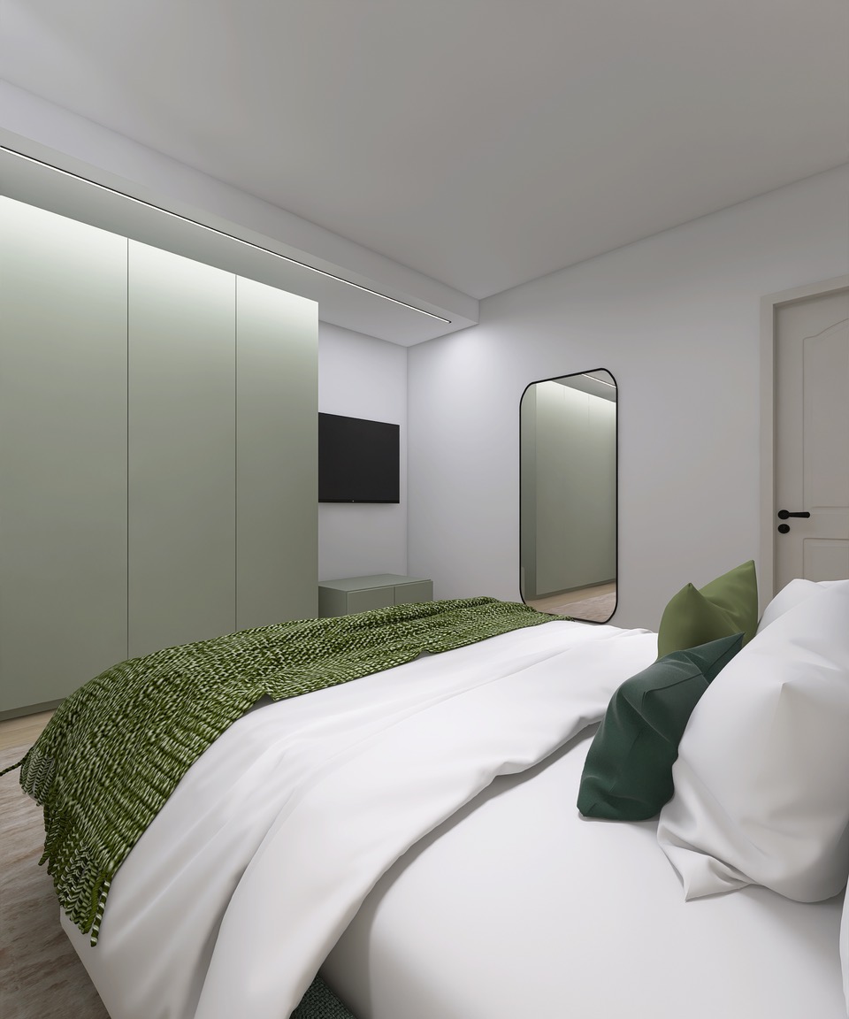 Camera da letto con cassettiera Primavera_Spazio Senza Nome-13